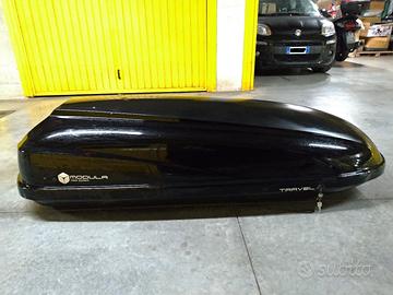 Box baule auto portatutto portapacchi 650 litri