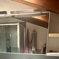 Specchio contenitore e armadietto doppio