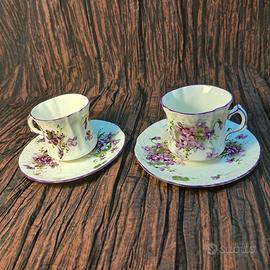 Set tête-à-tête vintage in fine bone china inglese