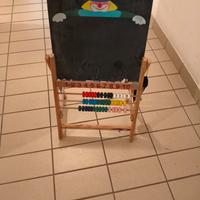 lavagna in legno per bambino con abecedario 