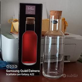 Bottiglia in vetro con tappo in sughero