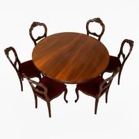 Tavolo legno massello con 6 sedie abbinate