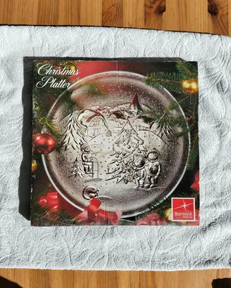 Piatto Natale Bormioli vintage