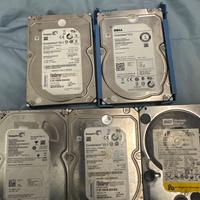 Lotto 5 Hard Disk 3,5” 500GB -2TB SATA 7200RPM