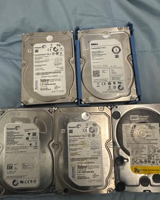 Lotto 5 Hard Disk 3,5” 500GB -2TB SATA 7200RPM