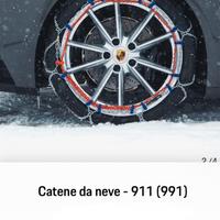 Porsche 911 catene da neve