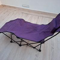Sdraio ripiegabile con cuscino