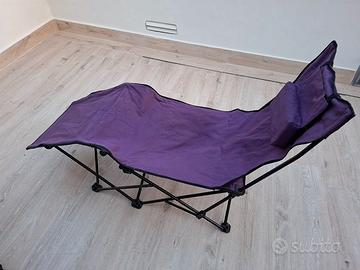 Sdraio ripiegabile con cuscino