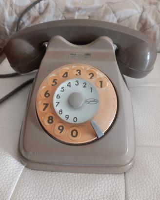 Telefono vintage Sip a rotella anni 70 funzionante