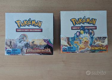 Display 36 buste Pokemon Scintille e evoluzione Pa