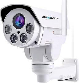 GENBOLT PTZ Telecamera Wi-Fi Esterno, Videocamera