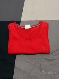Canotta Adidas Uomo Rossa Taglia M