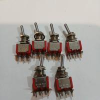 lotto di N° 6  interruttori C&K