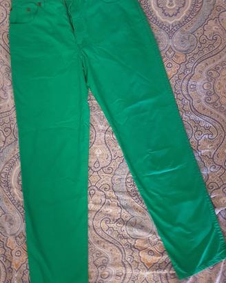 Jeans FIORUCCI originali primi '70 tg44 col.verde