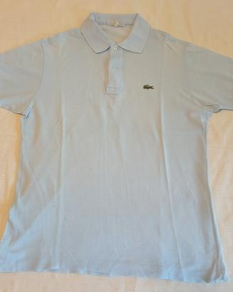 Polo Lacoste azzurra 