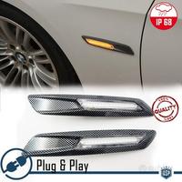 FRECCE LED Laterali per Bmw X3 E83 CANBUS Carbonio