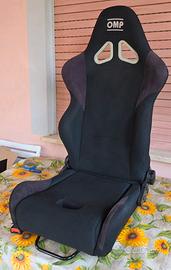 Sedile sportivo OMP tessuto/alcantara