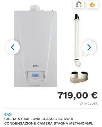 2  caldaie baxi luna classic 24 kw 