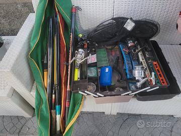 canne attrezzatura pesca 