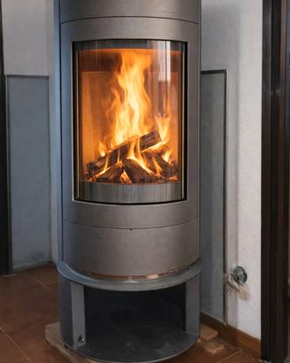 Stufa a legna Edilkamin Roller 6 kW orientabile
