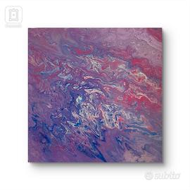 Dipinto astratto Fluid Art quadretto n.17