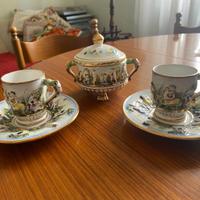 Set due tazzine Capodimonte