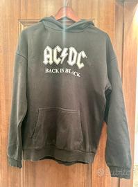 Felpa AC/DC “Back in Black”  taglia M - Cappuccio