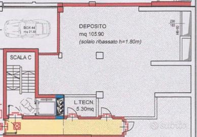 Deposito magazzino 105mq