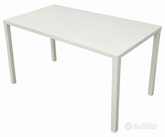 Scrivania bianca Ikea 120x75 tavolo