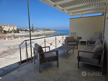 Casa frnte spiaggia Baia Cornino con 9 posti letto