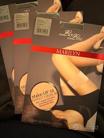 Calze autoreggenti 10 den, 3 paia