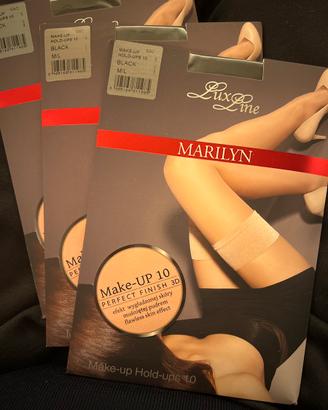 Calze autoreggenti 10 den, 3 paia