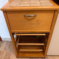 Carrello porta frutta e pane