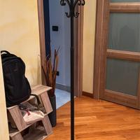 Attaccapanni da terra in ferro battuto