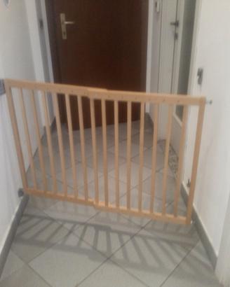 COPPIA DI CANCELLETTI IN LEGNO SICUREZZA BAMBINI