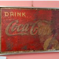 insegna  Coca Cola  anni 30-40 