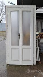 Porte legno con cornice vecchia Milano