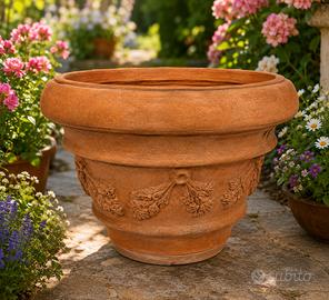 Pregiato Vaso Festonato in Terracotta di IMPRUNETA
