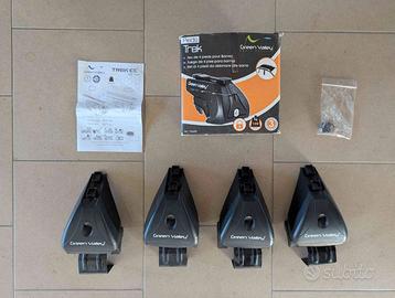 Attacchi + piedini per barre auto