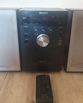Sony Micro Hi-Fi CD MP3 USB Cassetta