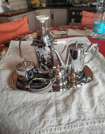 Set caffè Vev Viganò acciaio inox 