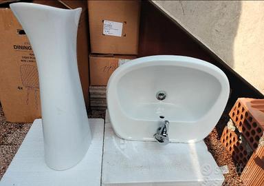 lavandino+ colonna+rubinetto 