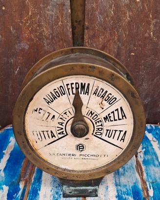 Telegrafo di macchina Cantieri Picchiotti  ottone 