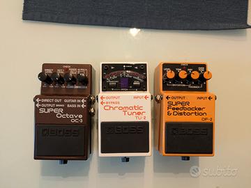 Boss pedali chitarra DF-2 TU-2 OC-3