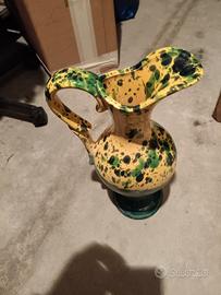 vaso artigianale decorato a mano