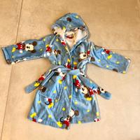 Accappatoio Topolino Cappuccio NUOVO 12/18 mesi