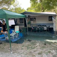 Veranda roulotte mikitex