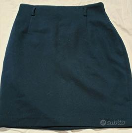 Gonna vita alta, Blu scurissimo, etichetta Tg.44 (