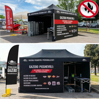 Logo scritte gazebo pieghevole personalizzato
