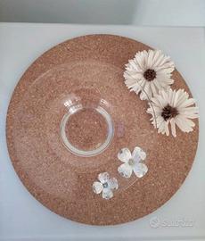 Ciotola in cristallo e argento